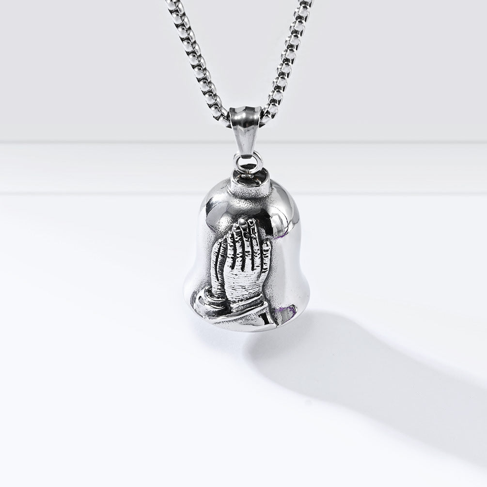 Symbolic Pendants — Eye of Horus, Prayer Hands & Odin