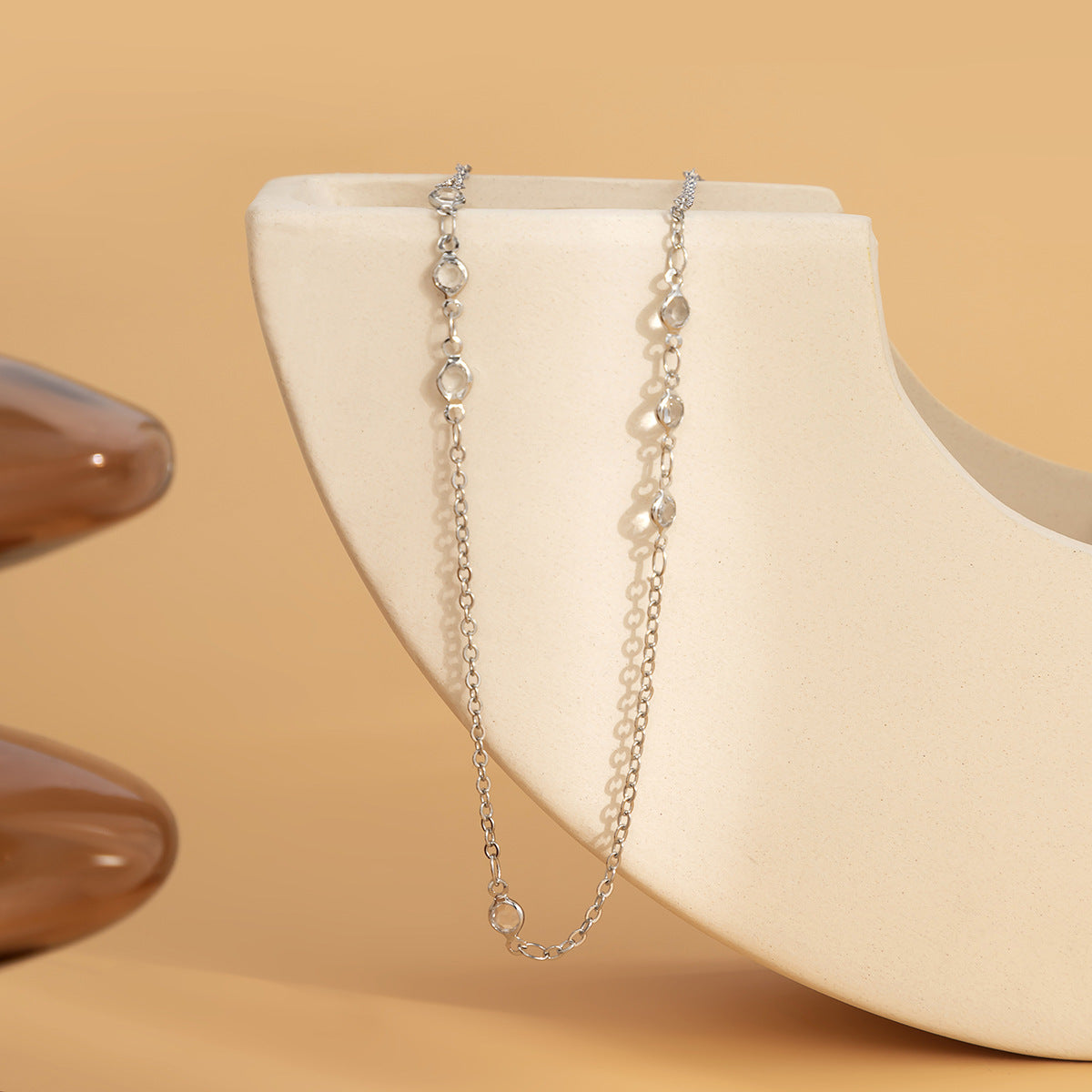 Creative Tassels Body Chain with Imitation Crystal Metal Chain - Vienna Verve Collection