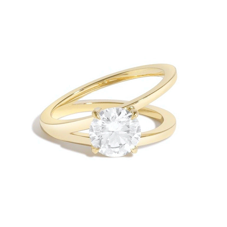 Cross-Border Live Broadcast S925 Sterling Silver Moissanite Ring