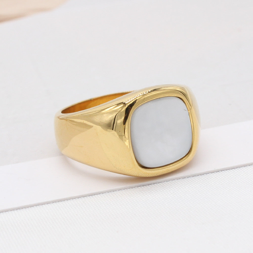 Planderful Everyday Genie Titanium Steel Ring Unisex Stylish Durable Comfort For Men And Women