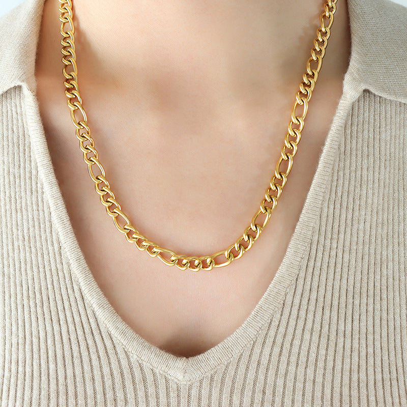 Elegant Abstract Geometry Layered Necklace for Women