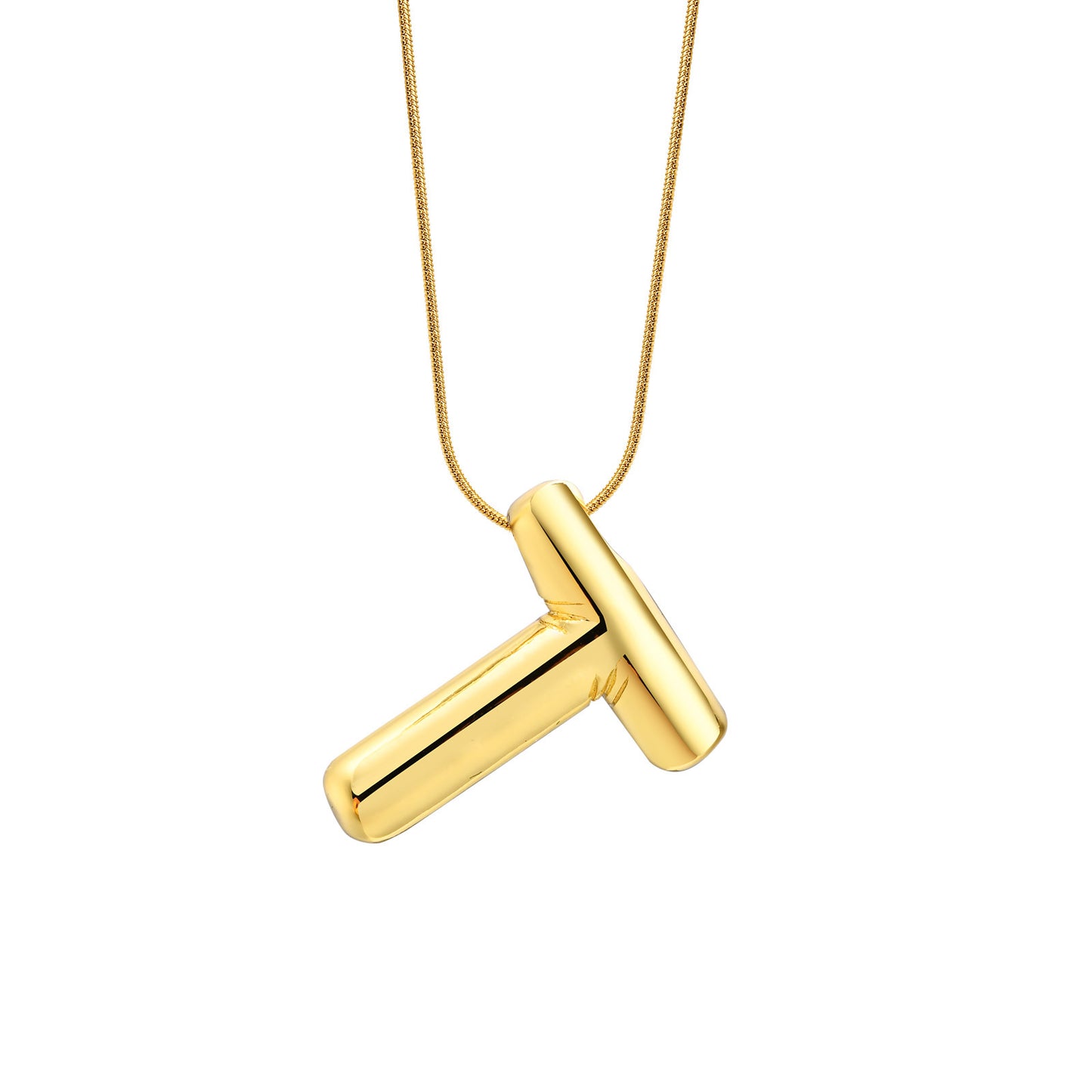 Fashion Round Snake Chain Necklace Women's Gold Jewelry Wholesale