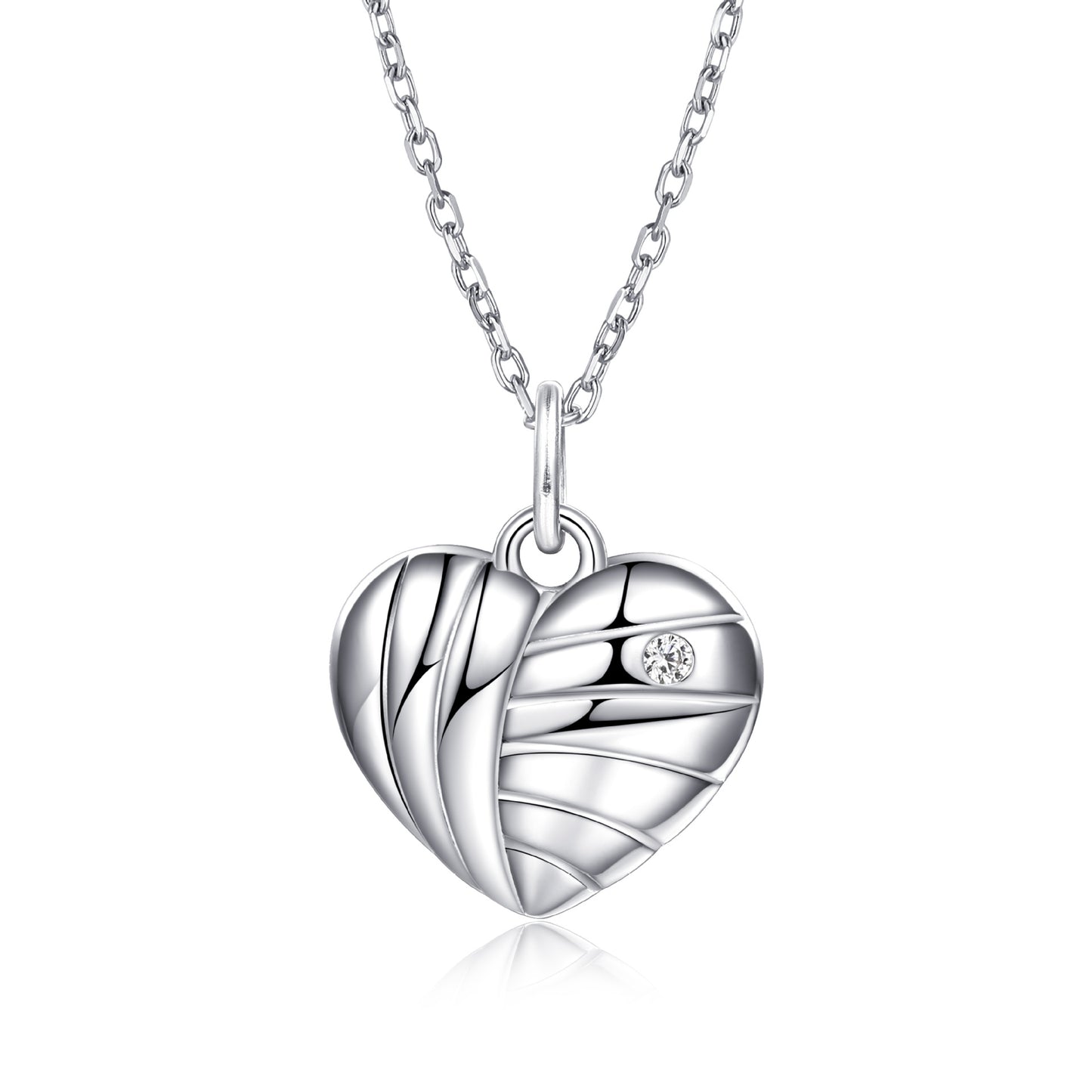 Cross-Border Silver Jewelry Simple S925 Love Necklace