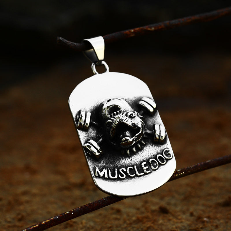 Retro Titanium Steel Lion Pendant for Men – New Stainless Steel Design in Foreign Trade
