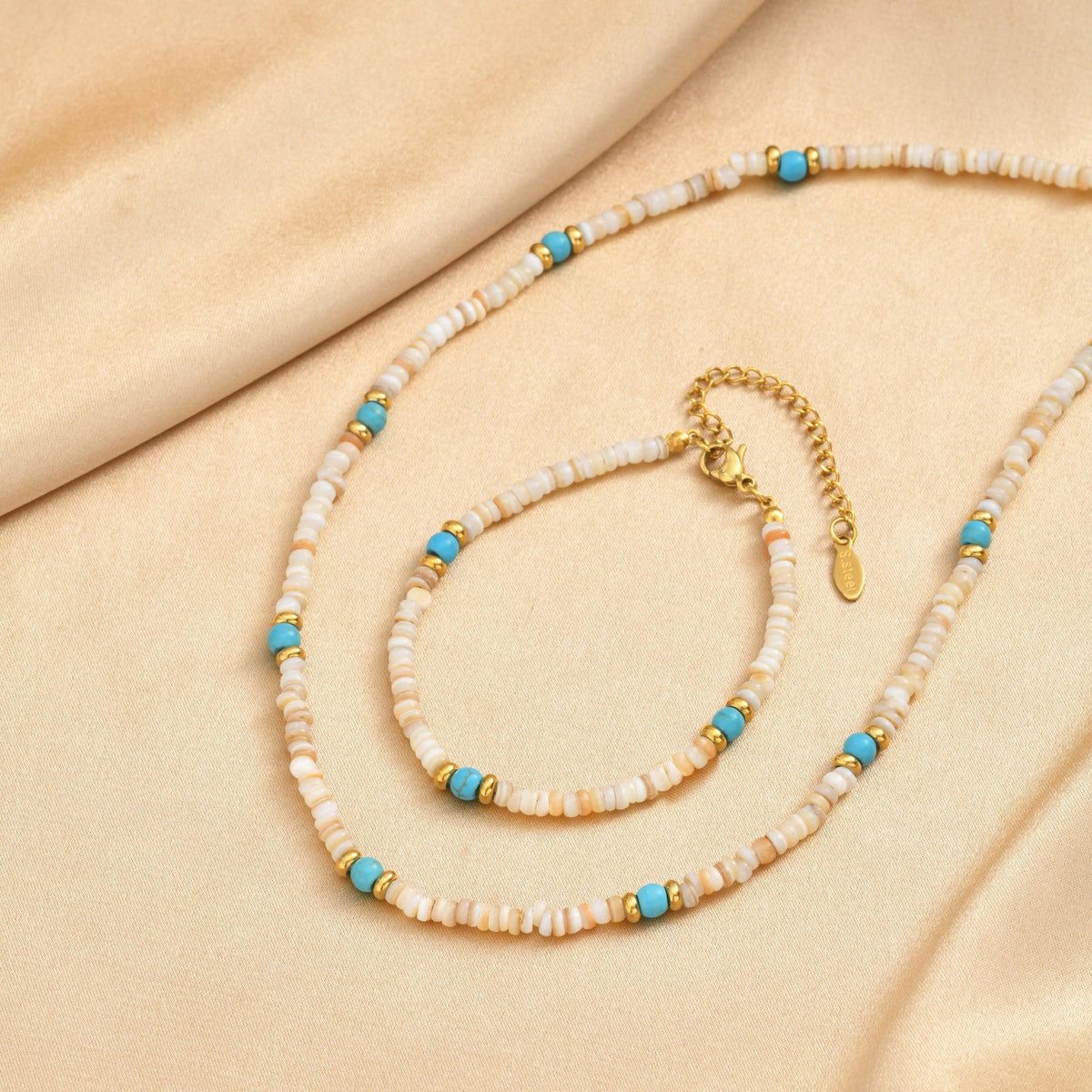 Turquoise Stainless Steel Bracelet