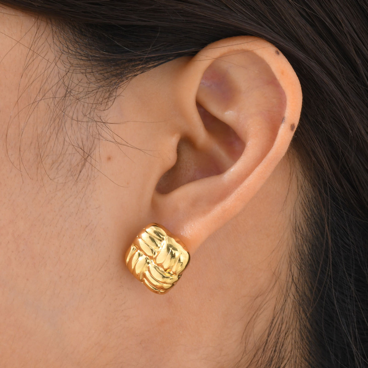 Stainless Steel Geometric Earrings