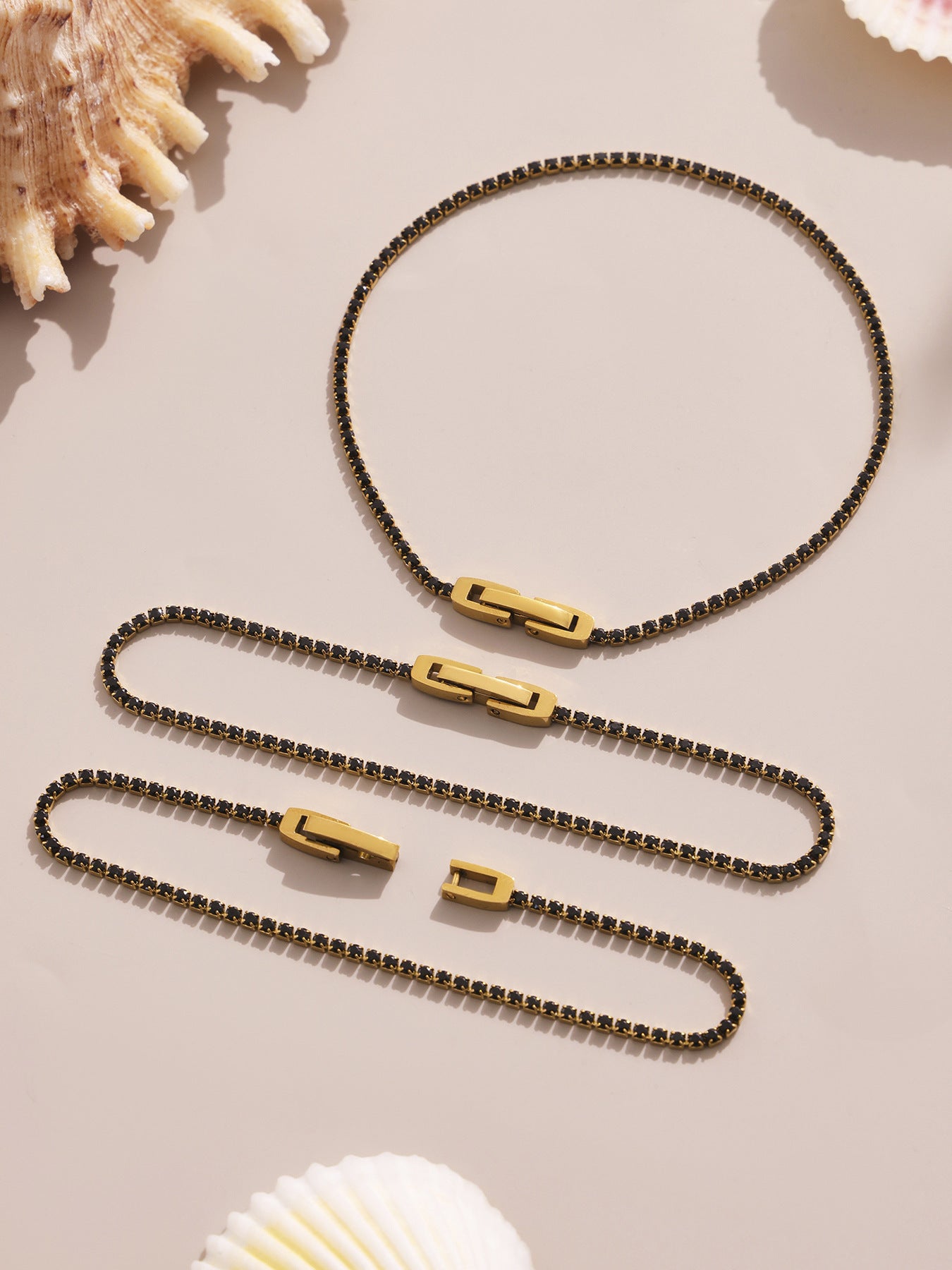 Planderful Zircon Bracelet 18K Gold Plated Jewelry For Women