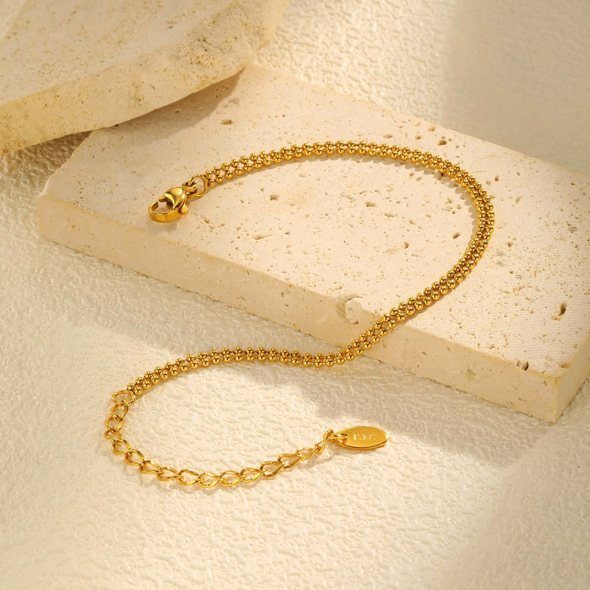 Gold-Plated Stainless Steel Bracelet Unisex