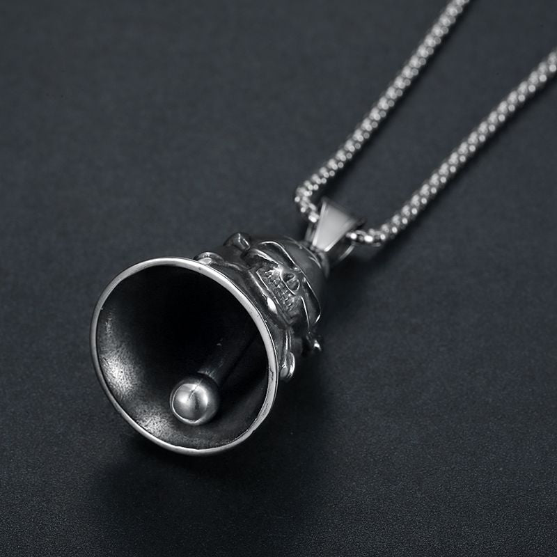 Punk Skull Stainless Steel Men's Pendant Necklace