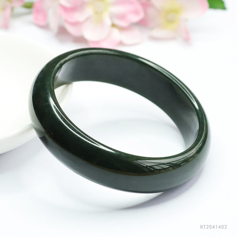 Taqing Hetian Jade Bangle