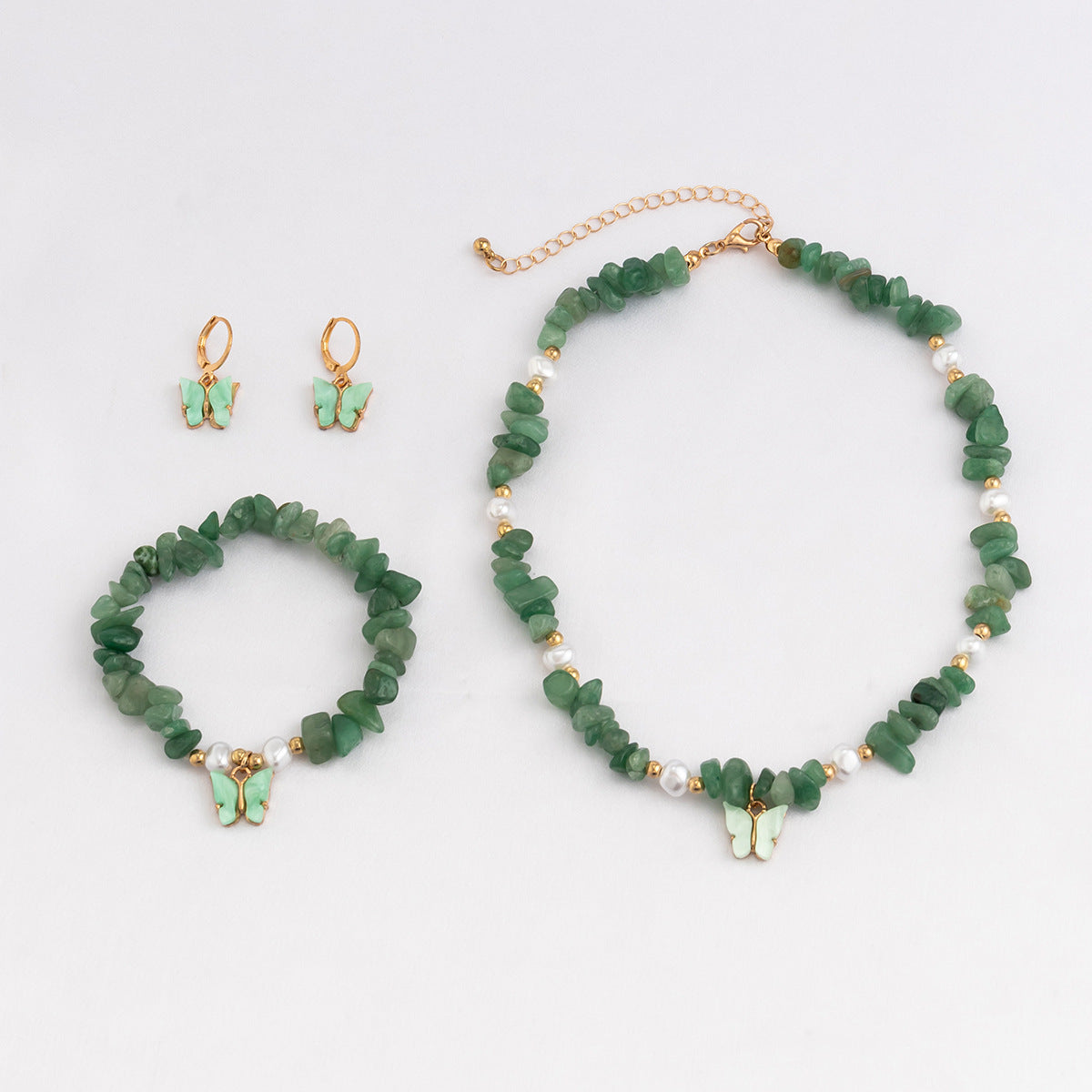 Vibrant Butterfly Necklace from Planderful Collection's Vienna Verve Line in Summer Holiday Style.