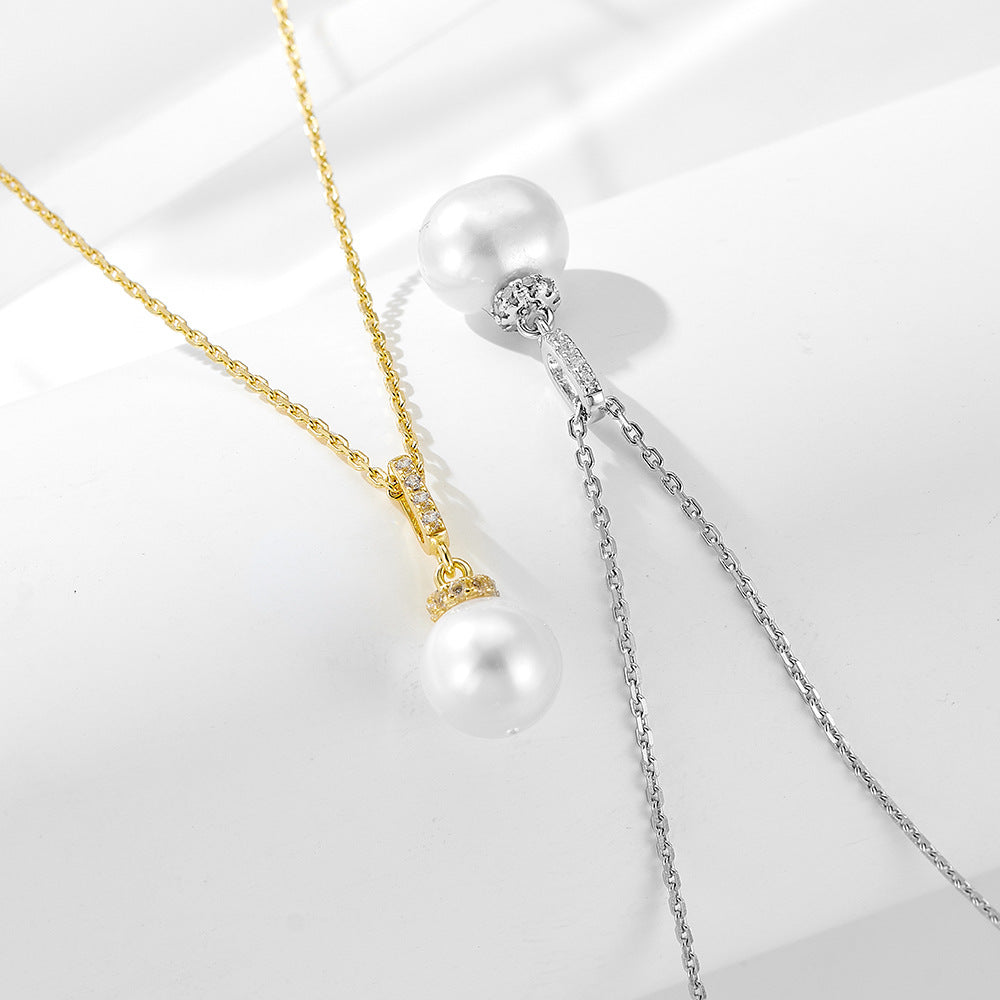 European and American Cross-border Natural Pearl Necklace Design