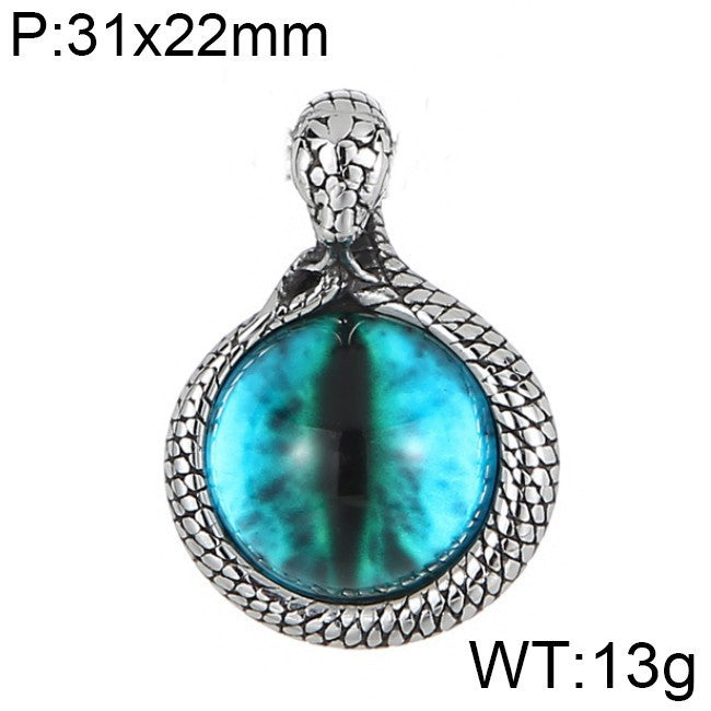 Planderful Snake Pendant Personalized Men Retro Punk Style