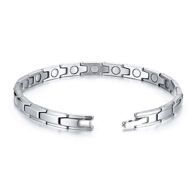 Stainless Steel Magnet Bracelet Stylish Simple Women's Bracelet