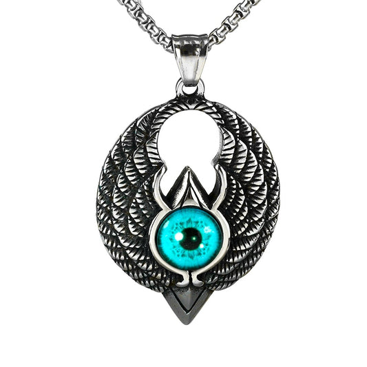 Vintage Stainless Steel Men's Pendant Personalized Eagle Necklace