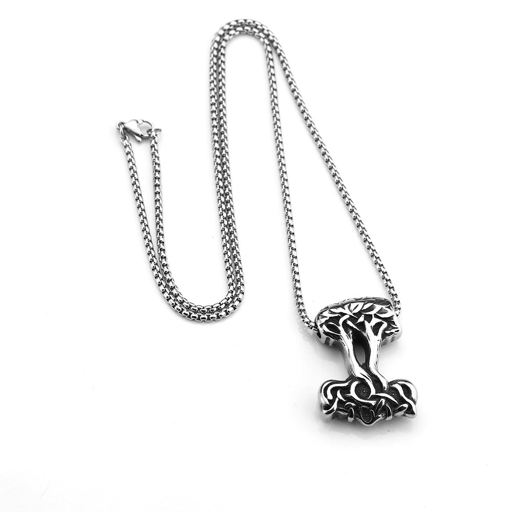 European and American Retro Stainless Steel Men's Pendant