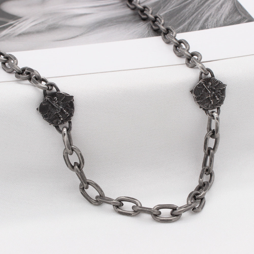 Titanium Steel Necklace For Unisex Protection Statement By Planderful Everyday Genie Collection