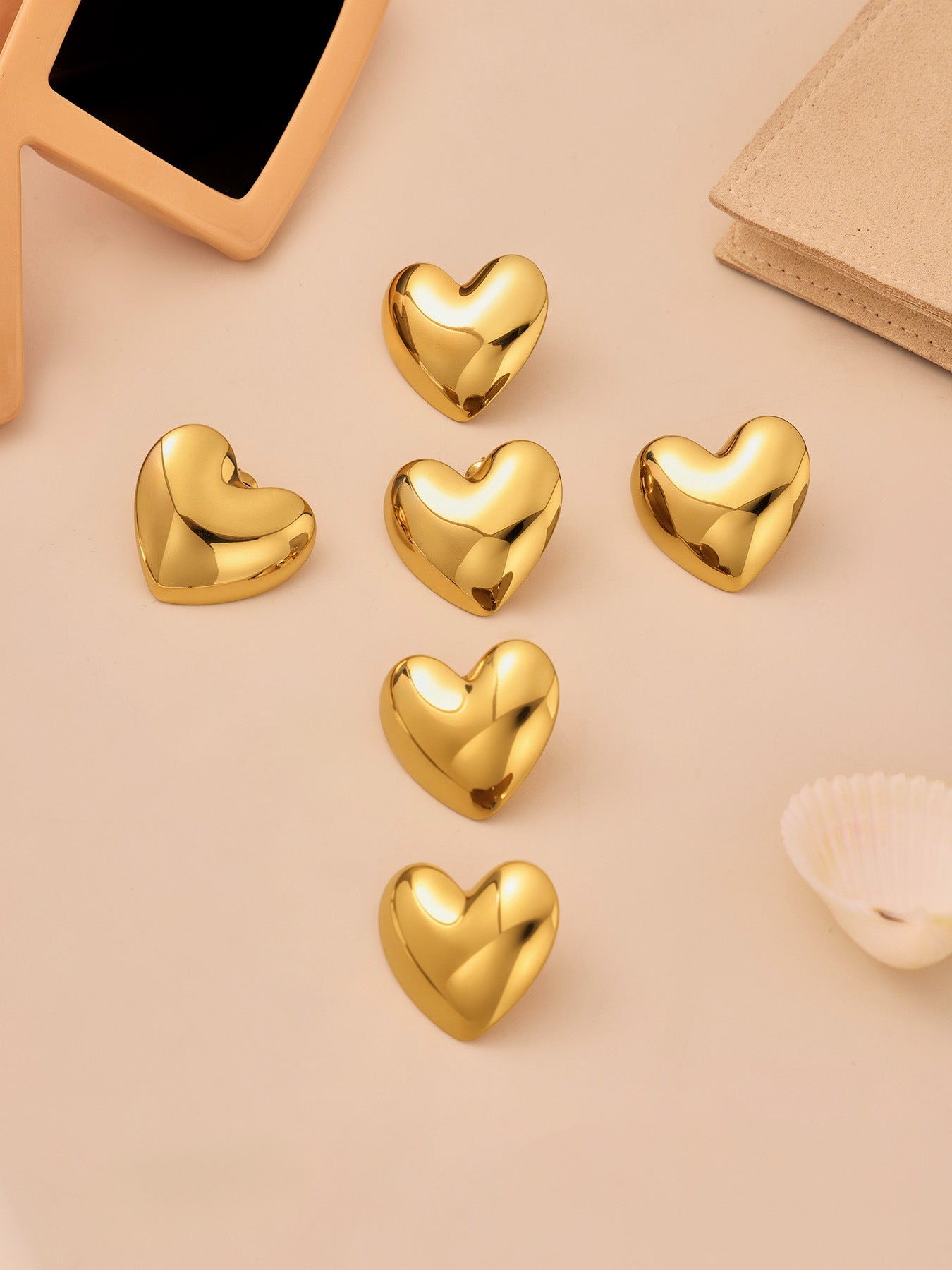 Planderful Stainless Steel Color Matching Earrings For Women