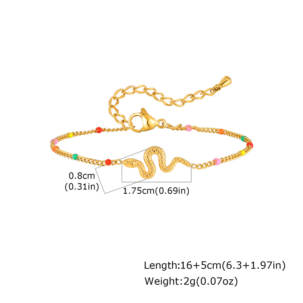 Snake Stainless Steel Bracelet