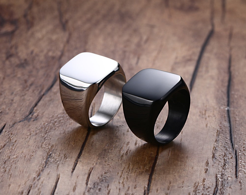 Men Rings Stainless Steel Cross-Border Ring Jewelry for Men