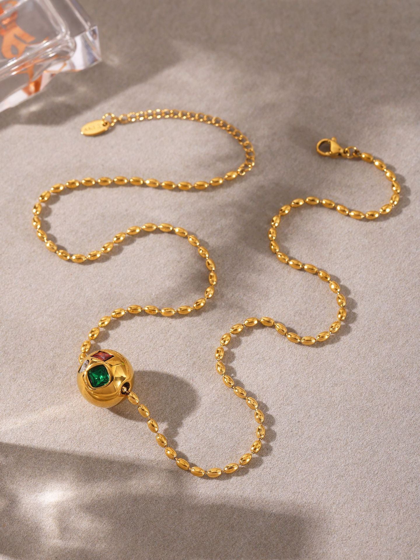 Planderful Colorful Zircon Clavicle Necklace For Women