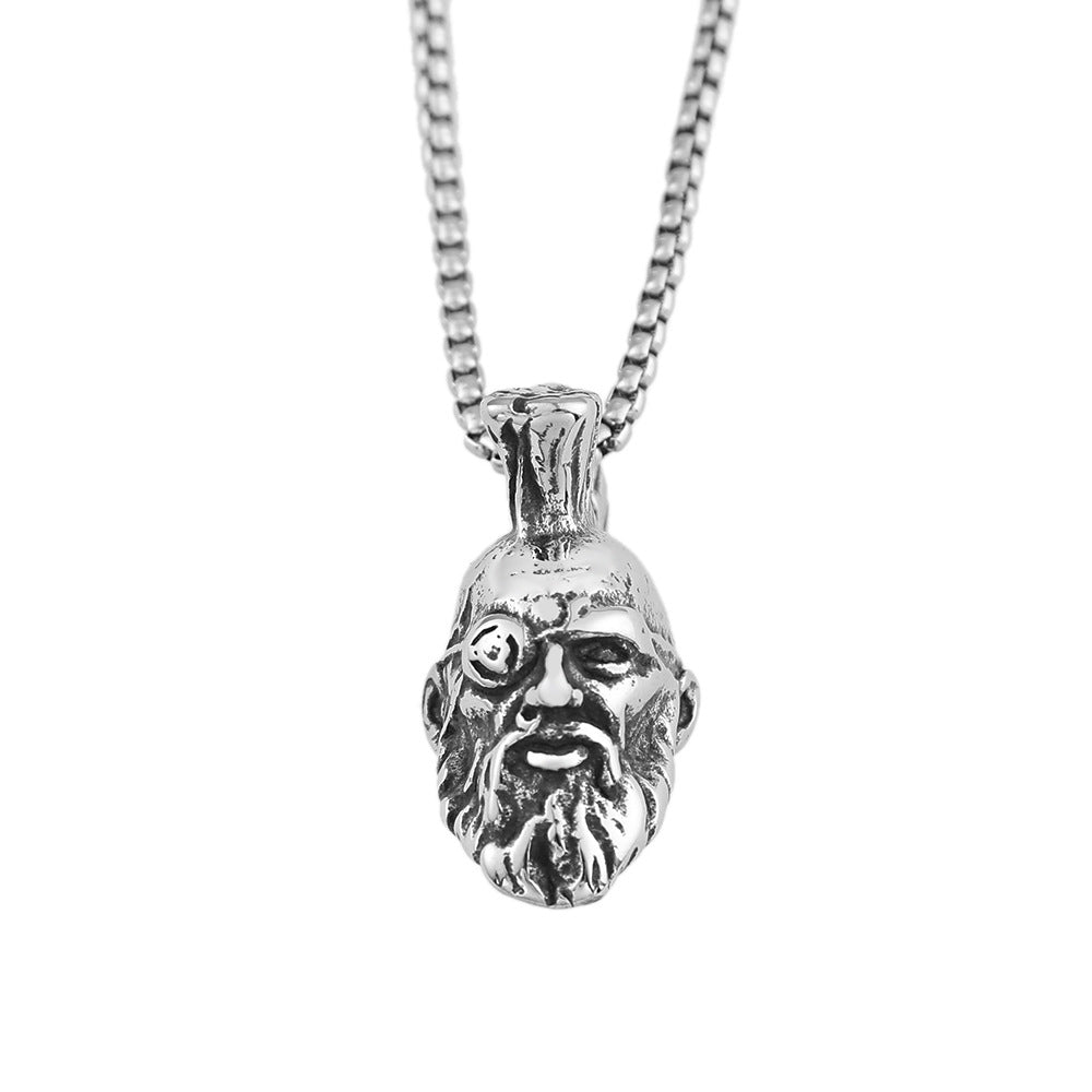 European American Fashion Titanium Steel Necklace for Men