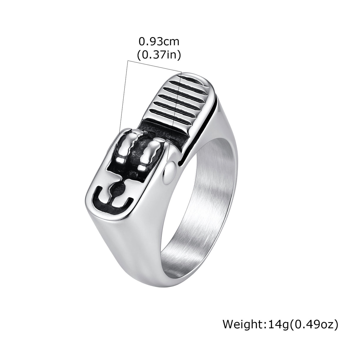 Lighter Ring Male Street Rock Index Finger