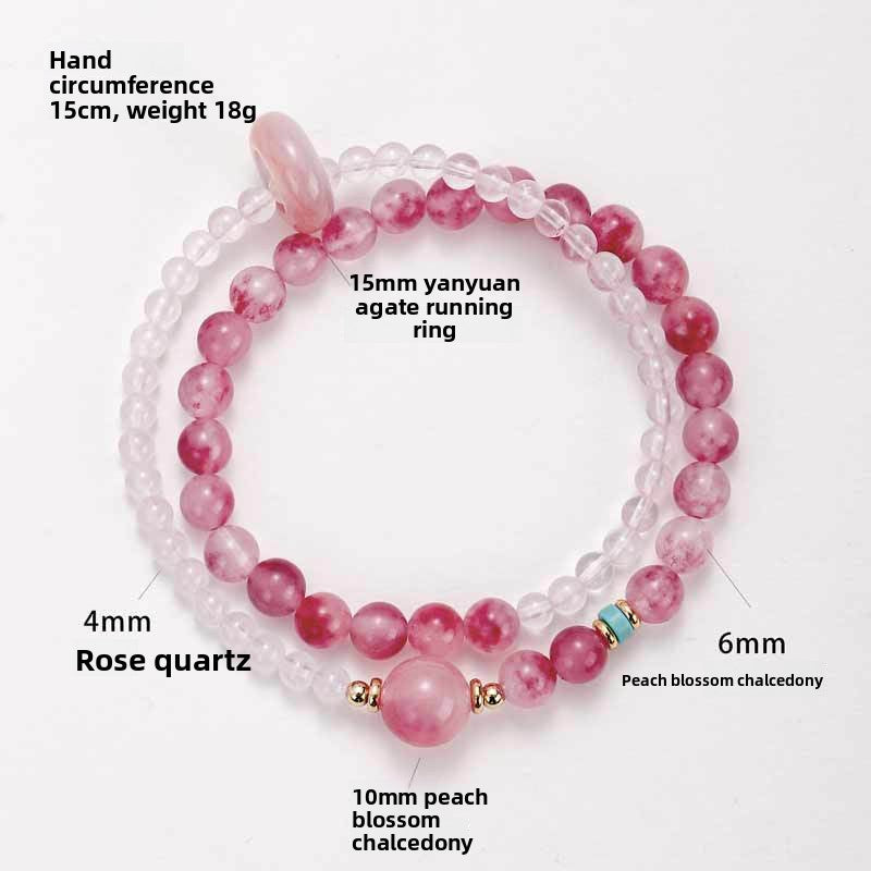 Chalcedony Agate Jadeite Bracelet