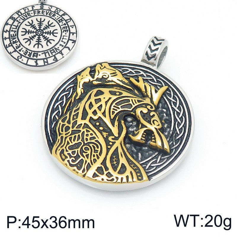 Planderful Celtic Knot Pendant Bold For Men Stainless Steel
