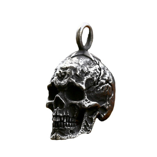 Punk-Inspired Skull Pendant in Titanium Steel - Hot-Selling Men's Stainless Steel Jewelry