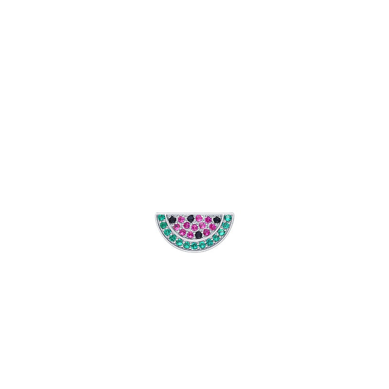925 Sterling Silver Pineapple Watermelon Earrings