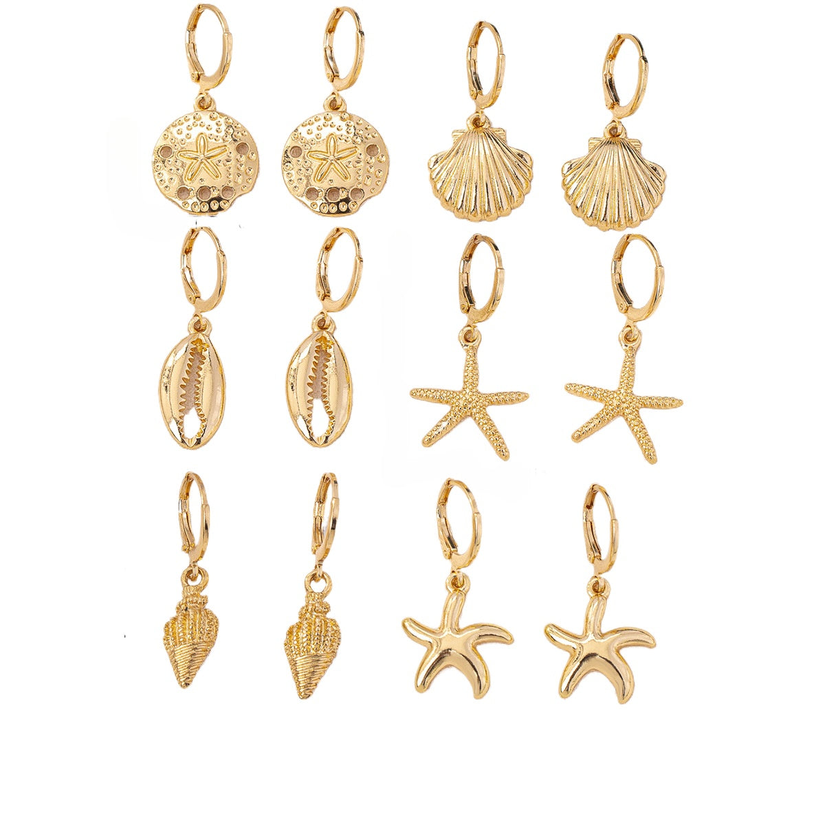 Planderful Vienna Verve Earrings – Elegant Marine Life Design for Versatile Occasions