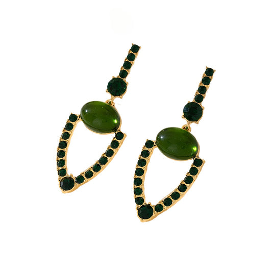 Planderful Vienna Verve Earrings – Stylish Retro Geometric Design