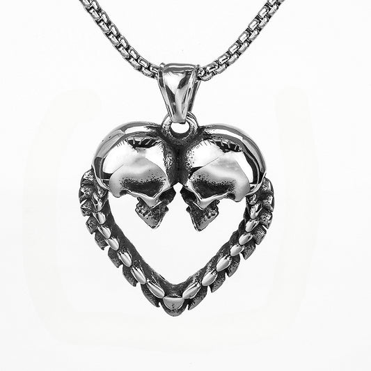 European And American Necklace Jewelry Retro Skull Pendant