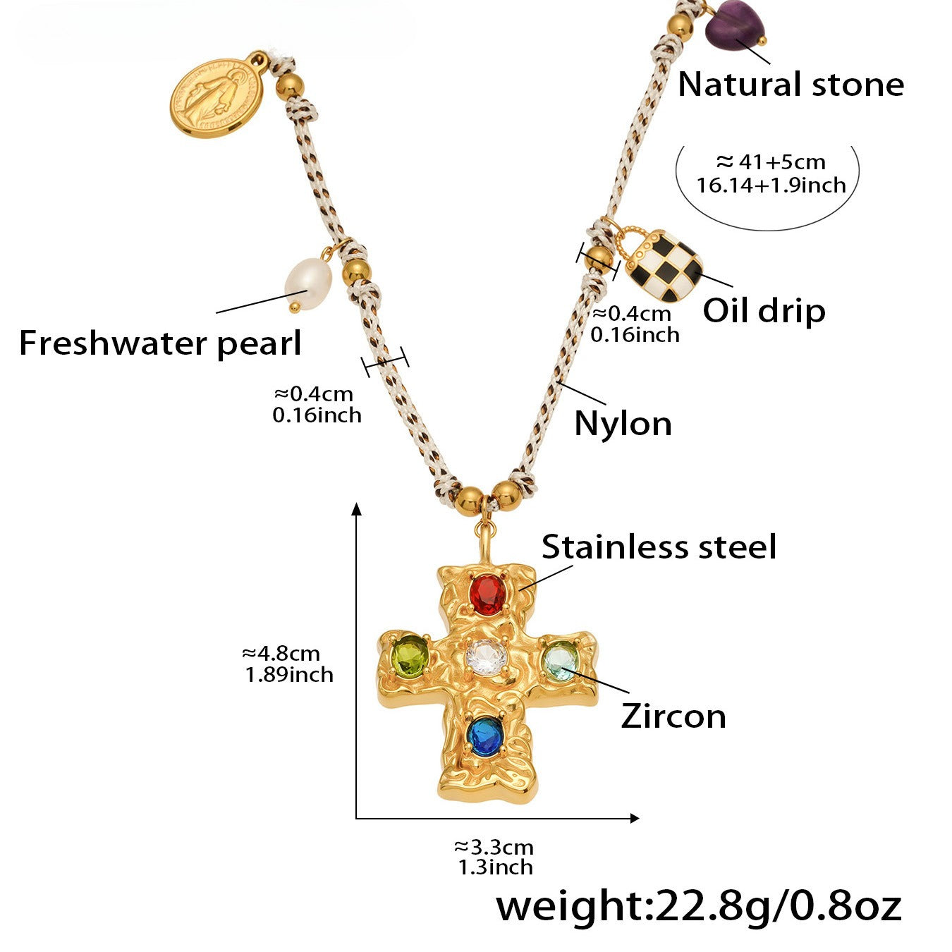 Planderful Natural Freshwater Pearl Necklace For Women