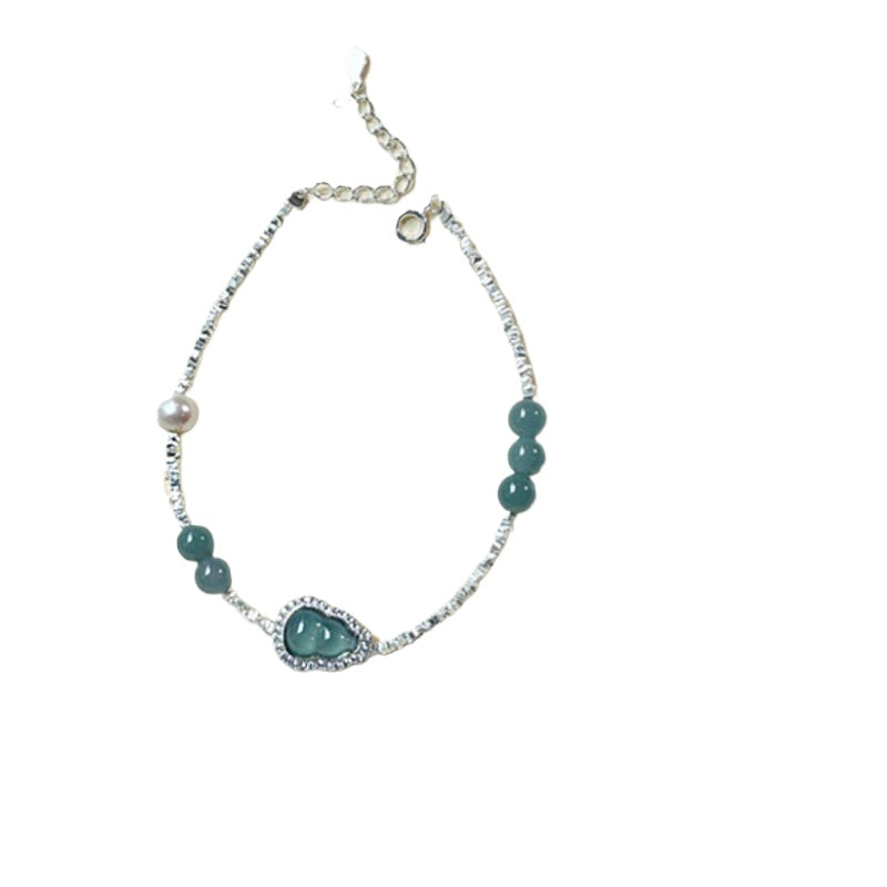 New Chinese Style Daughter Gold Gourd Bracelet S925 Silver Jewelry