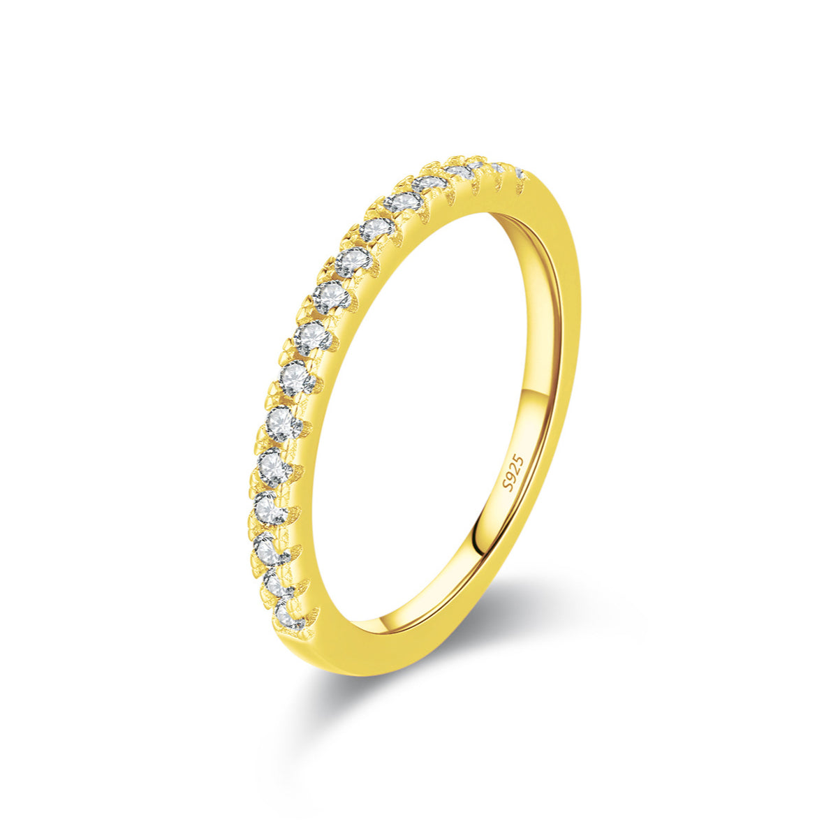 Planderful Everyday Genie Ring – Elegant Sterling Silver with Shining Zircon