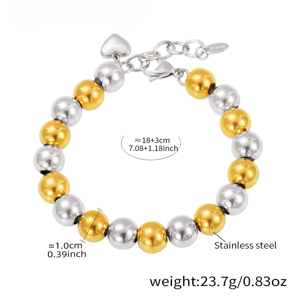 Planderful Handmade Beaded Bracelet Stainless Everyday Wear