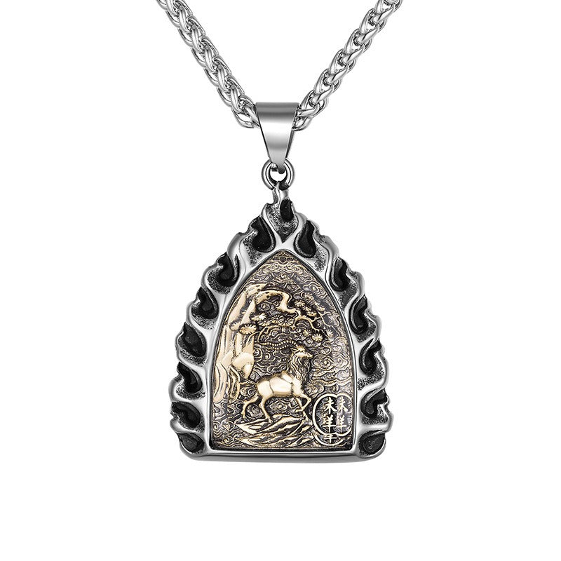 Steel Necklace – Elegant Zodiac Necklace For Everyday Wear Gift Ready Packaging By Planderful