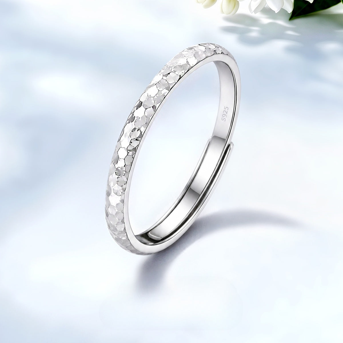 Burst Shredded S925 Sterling Silver Women's Ring