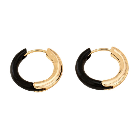 Planderful Vienna Verve Earrings – Chic High-End Metal Geometric Design