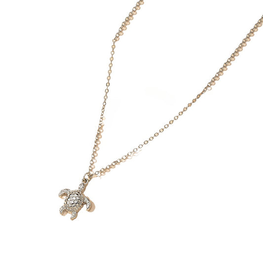Trendy Turtle Pendant Necklace - Exquisite Cross-Border Design