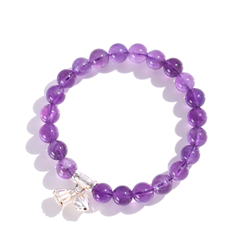 Planderful Fortune's Favor Bracelet – Premium Amethyst Beaded Design