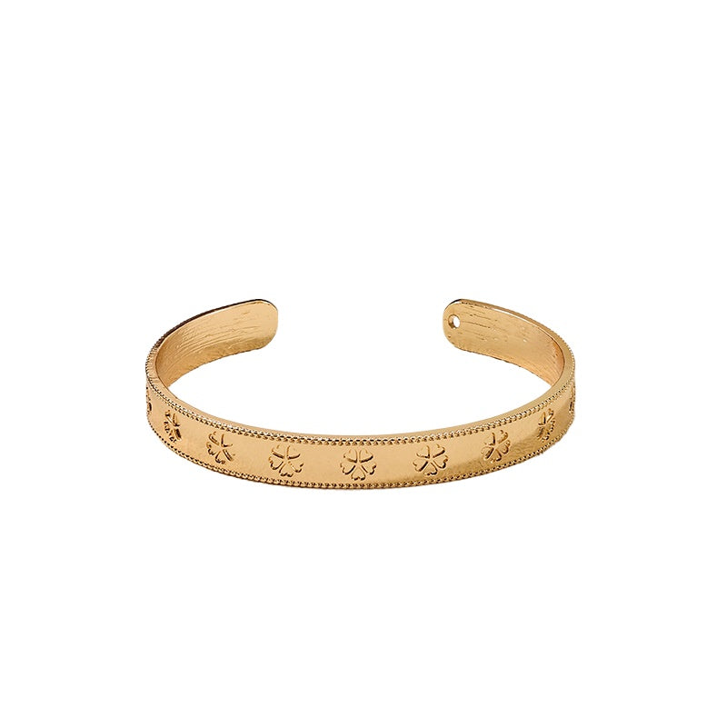 Grand Clover Charm Bracelet - Elegant Vienna Verve Collection