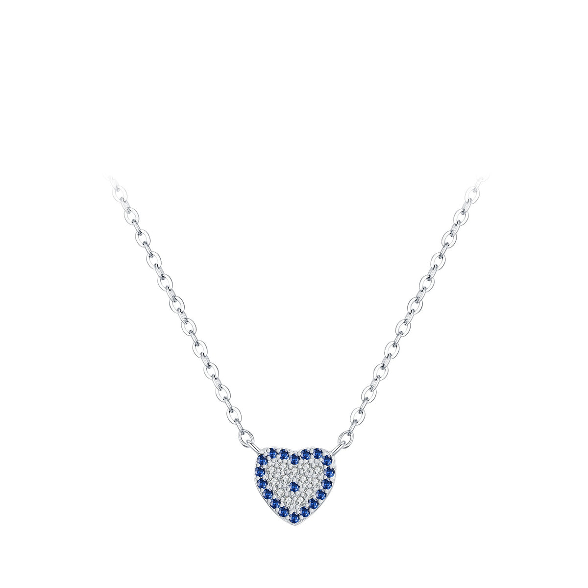 925 Sterling Silver Geometric Necklace