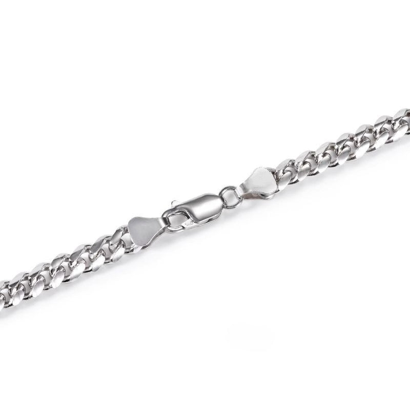 Planderful Jewelry Mens Titanium Steel Cuban Chain Necklace Premium Hip Hop Style Gift