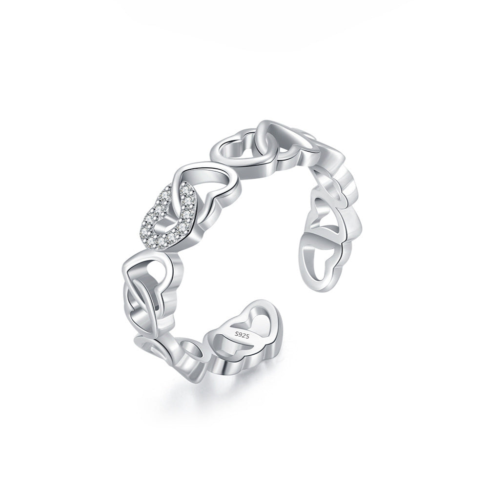 Planderful Everyday Genie Ring – Stylish Hollow Interwoven Love Design