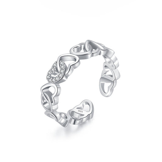 Planderful Everyday Genie Ring – Stylish Hollow Interwoven Love Design
