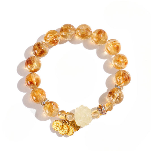 Planderful Fortune's Favor Bracelet – Elegant Crystal Beaded Design