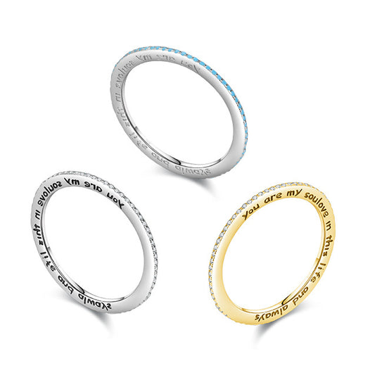 Stylish S925 Sterling Silver Zircon Ring for Women: Cold and Indifferent Style Jewelry